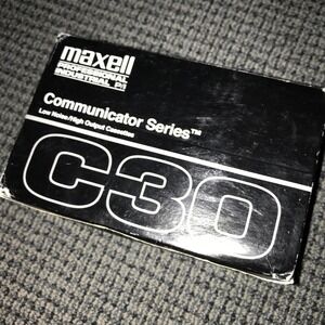 NEW: Maxell C30 Professional Audio Cassette - Communicator Series - Lot of 10